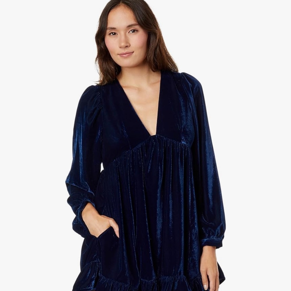 Free People Estella Velvet Mini
